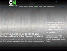 Tablet Screenshot of cannabiznews.com